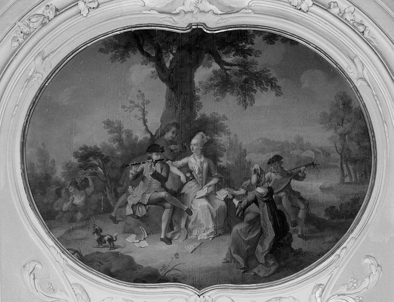 Scena campestre con figure - Villa del Poggio Imperiale, Educandato della S.ma Annunziata, Firenze 3